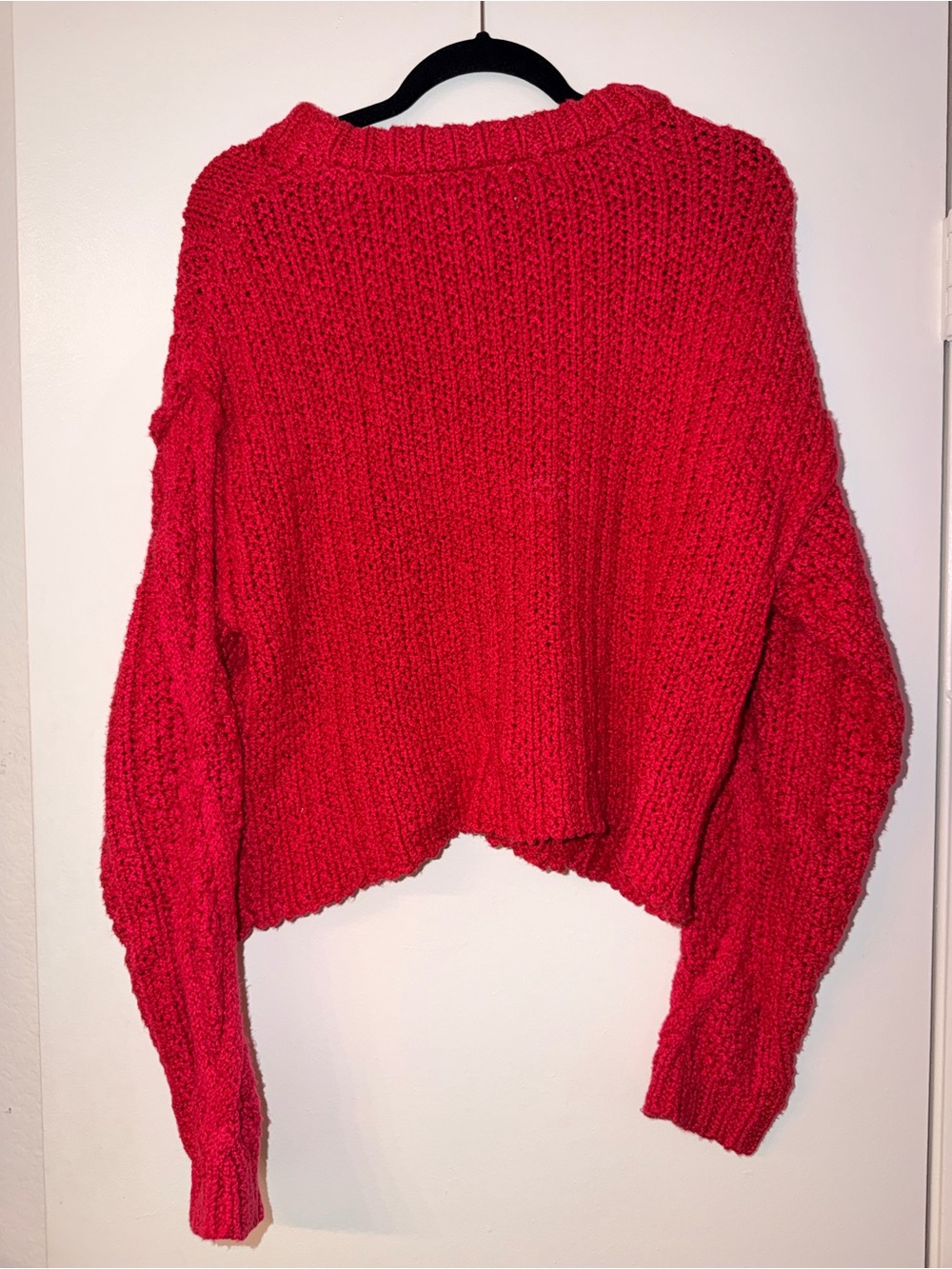 Free People Cutting Edge Red Cable
Knit Women's Sweater NWOT - Picture 2 of 5
